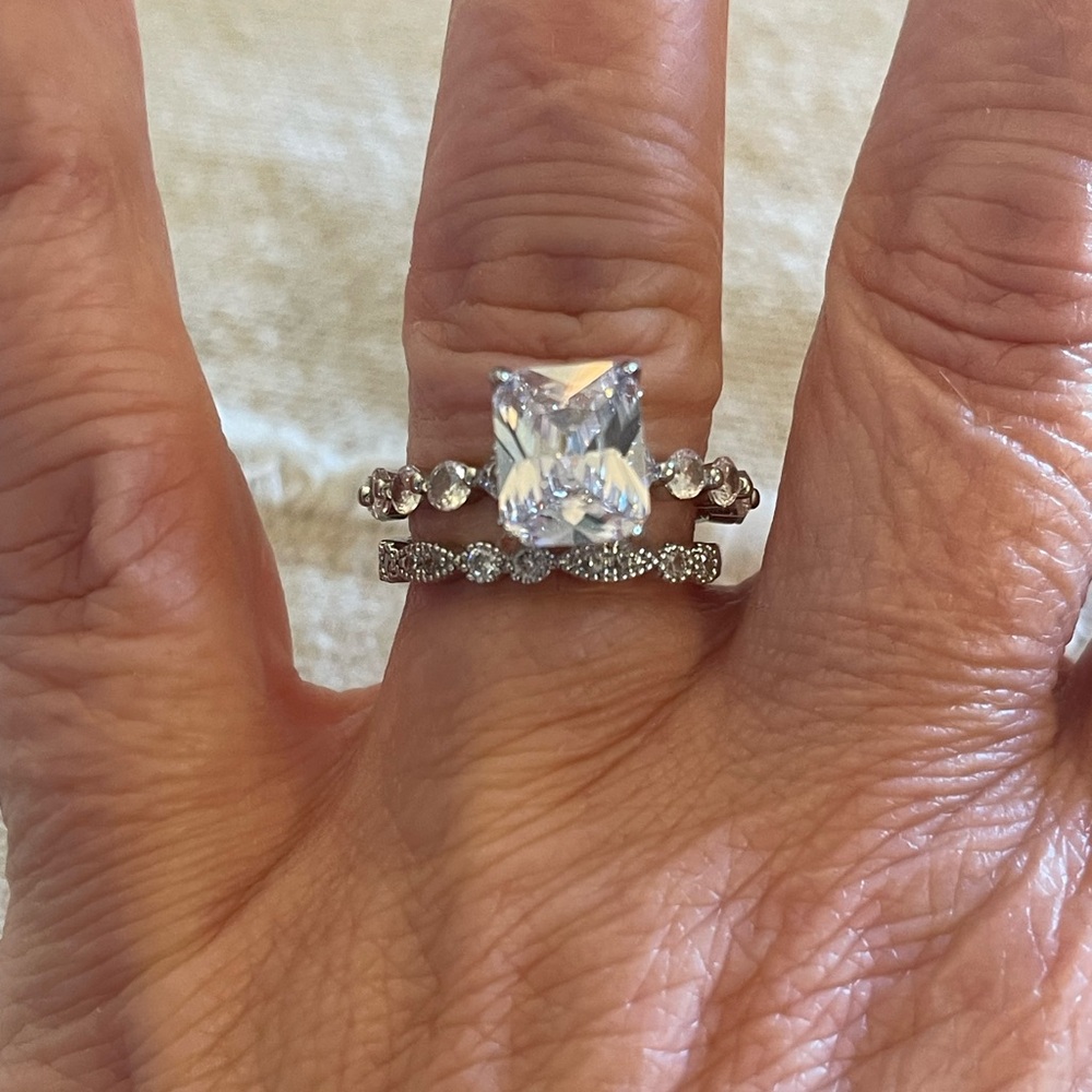 Cz wedding set